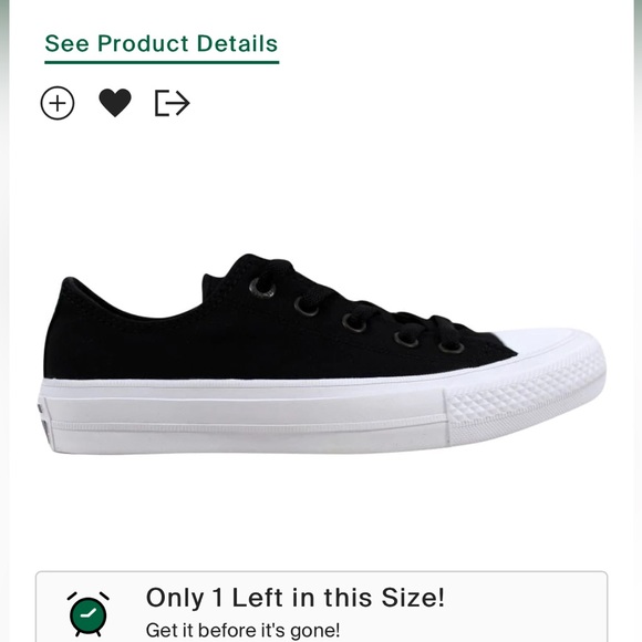 Converse Chuck Taylor II women’s size 7 - Picture 1 of 4